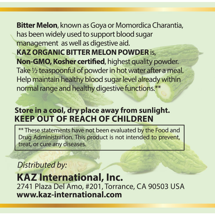 Organic Bitter Melon Powder