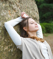 Woman with healthy body Image